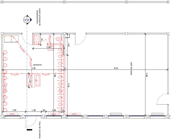 plan sanitaires avant travaux