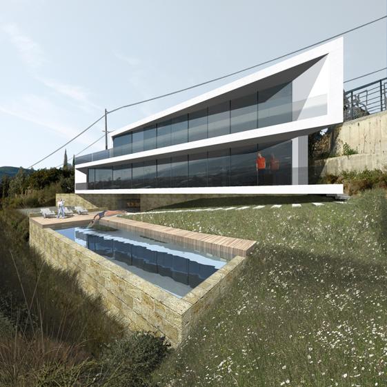 Vue de la piscine