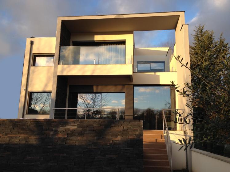 Maison individuelle à Joinville, Façade arrière
