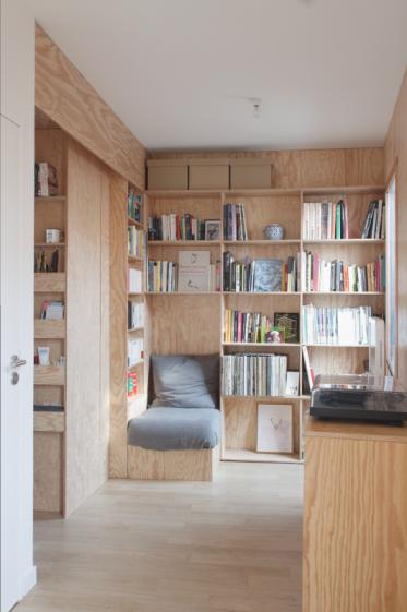le coin lecture, l'atelier habité ... snackarchitecture