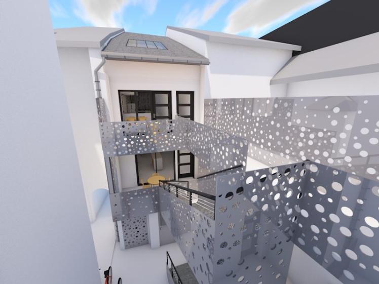 Projet vue de la fenêtre appartement B2