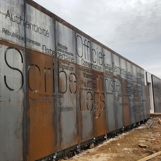 BARDAGE EN ACIER CORTEN 