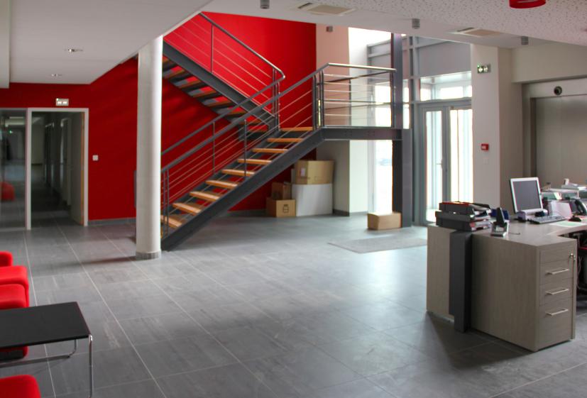 Le hall d'accueil