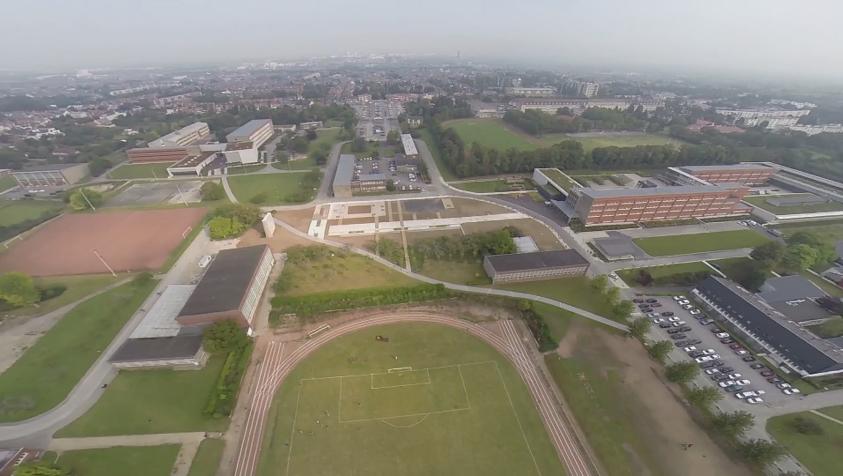 Vue de drone en phase finitions