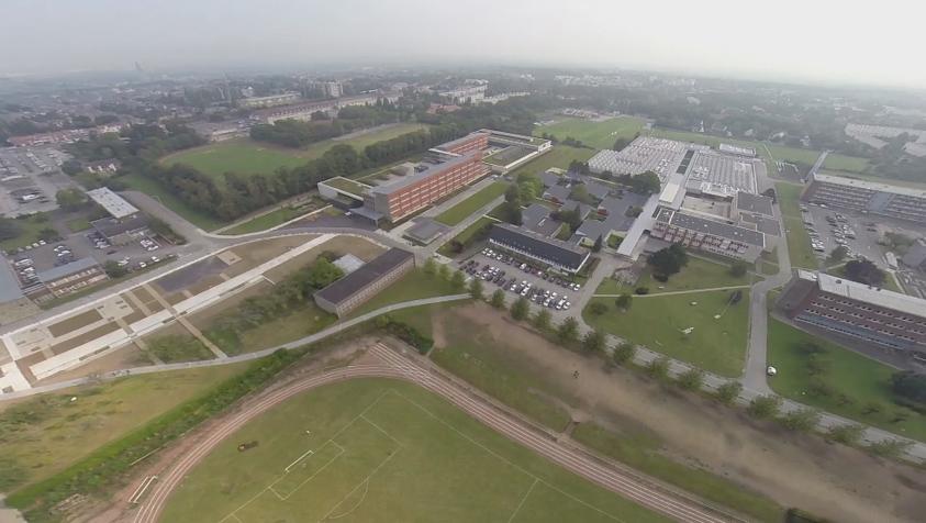 Vue de drone en phase finitions