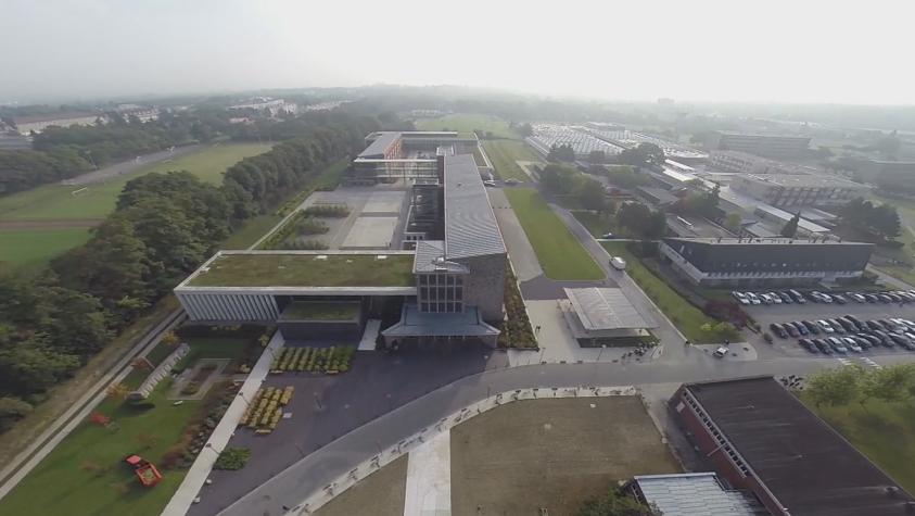 Vue de drone en phase finitions