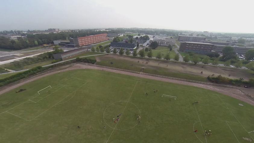 Vue de drone en phase finitions