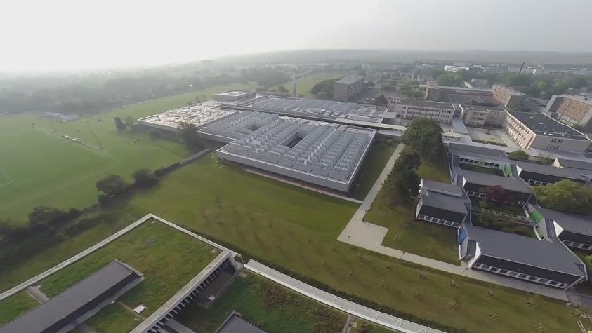 Vue de drone en phase finitions