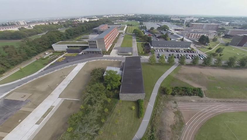 Vue de drone en phase finitions