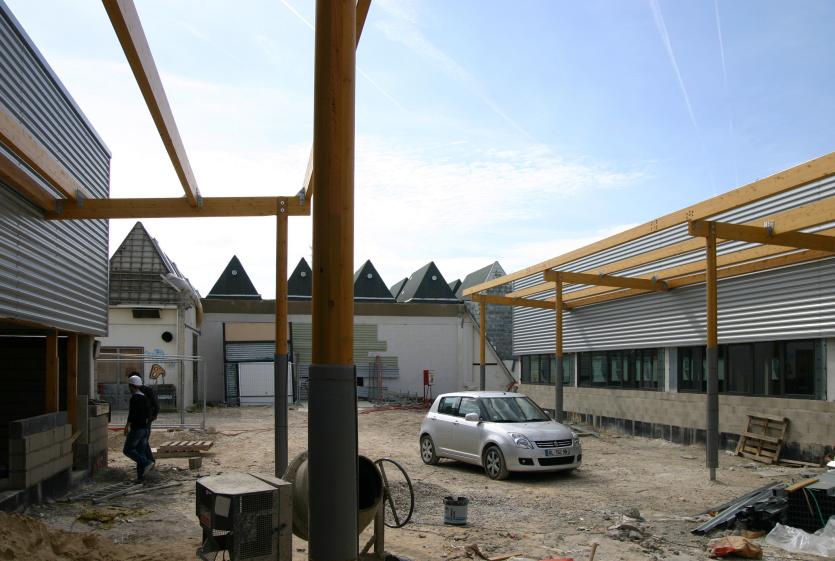 La faille centrale en travaux
