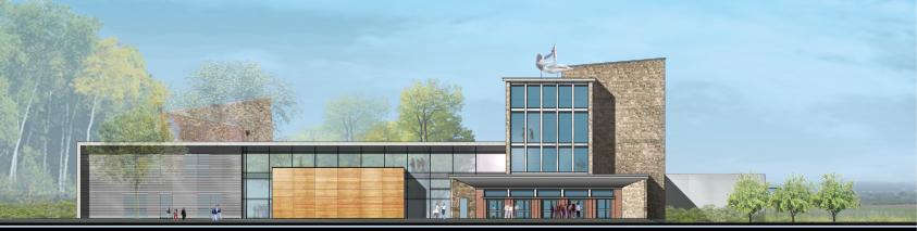 Façade ouest en phase concours