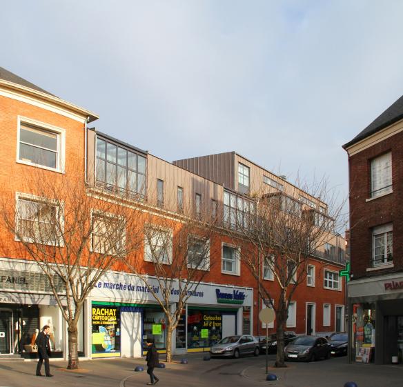 Vue depuis la Rue de Beauvais
