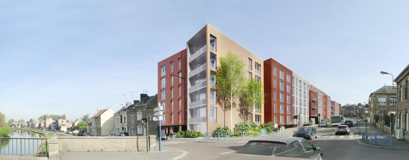 Le projet, depuis le Quai de Somme
