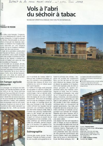 Publication Architecture Intérieure Créé Juin 998