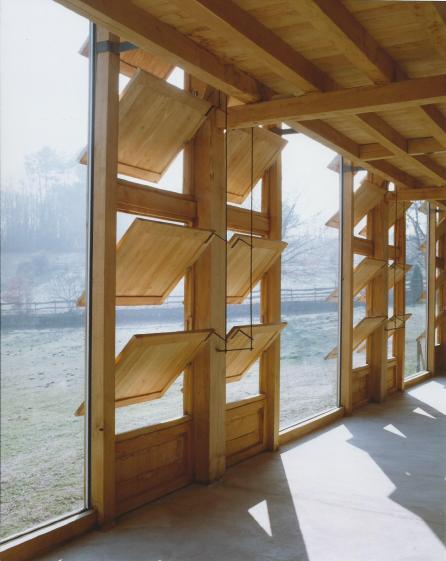 Détail intérieur volets