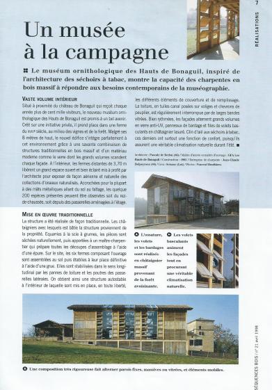 Publication Séquences Bois Avril 1998