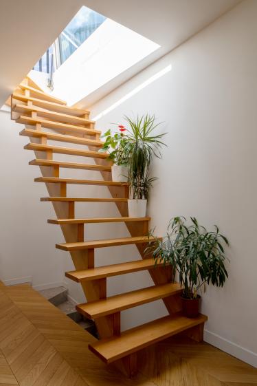 Escalier sur mesure en bois