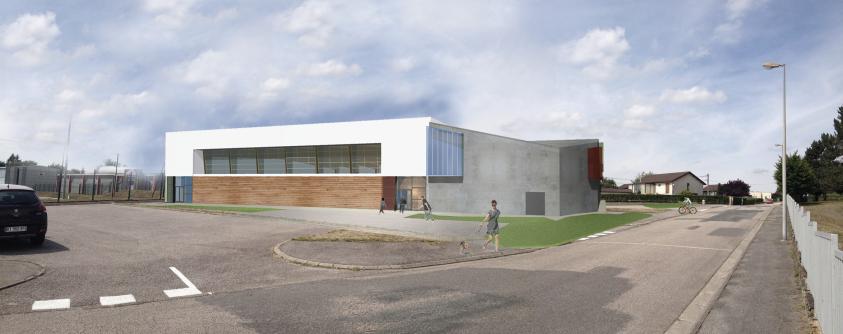 Réhabilitation extension du COSEC de Saint-Mihiel - Insertion