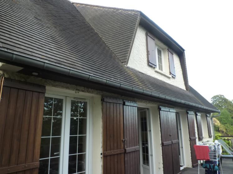 Façade Sud sur terrasse avant travaux