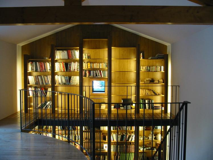 Vue sur la bibliothèque - mezzanine