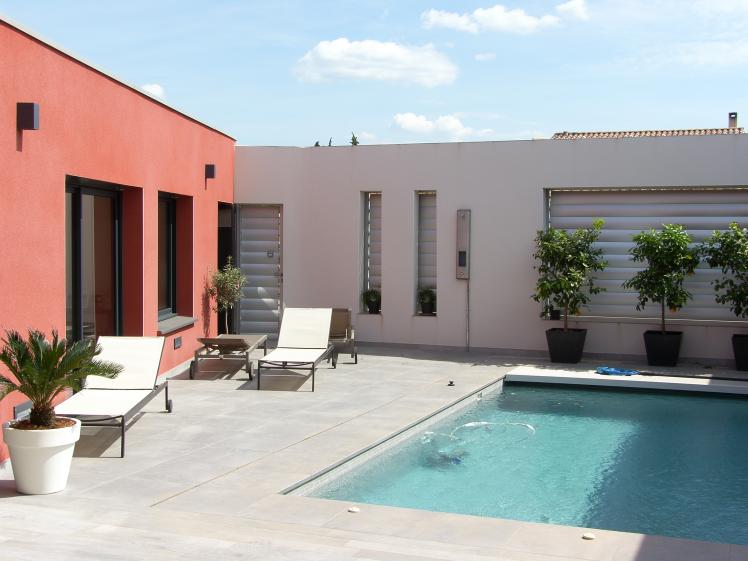 Maison patio Benjamin Ballay Architecte 