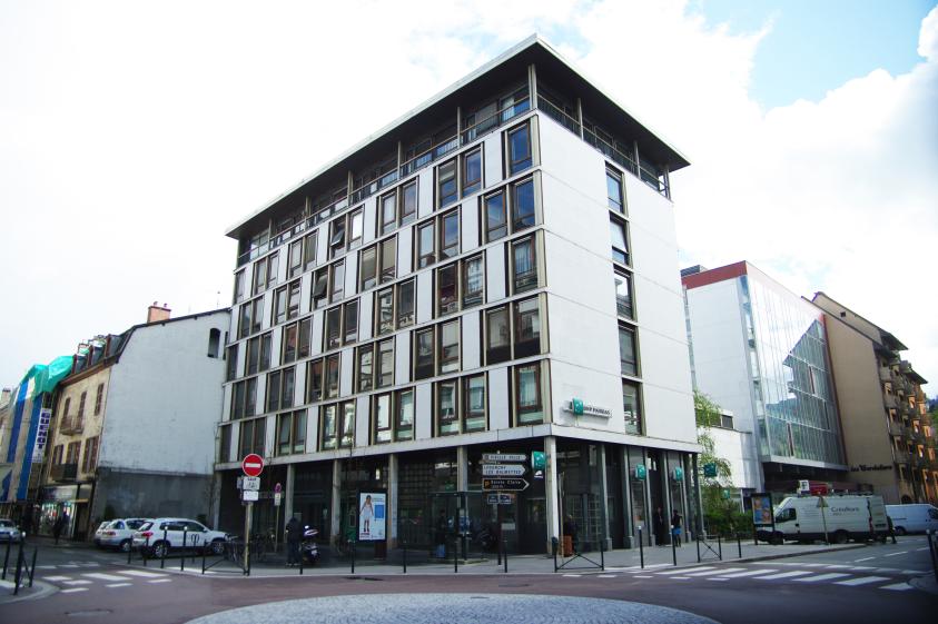 Maison des entreprises / Façade Nord avant travaux.
