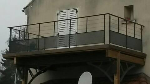 Balcon du moulin de la grande roue