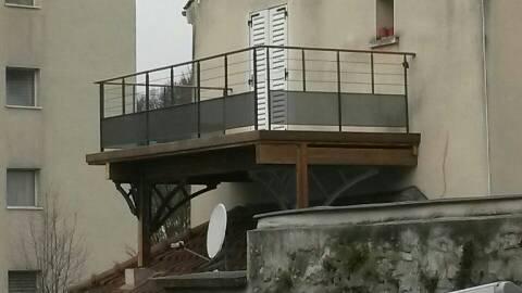 Balcon du moulin de la grande roue
