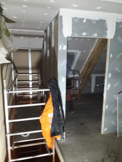 travaux platrerie
