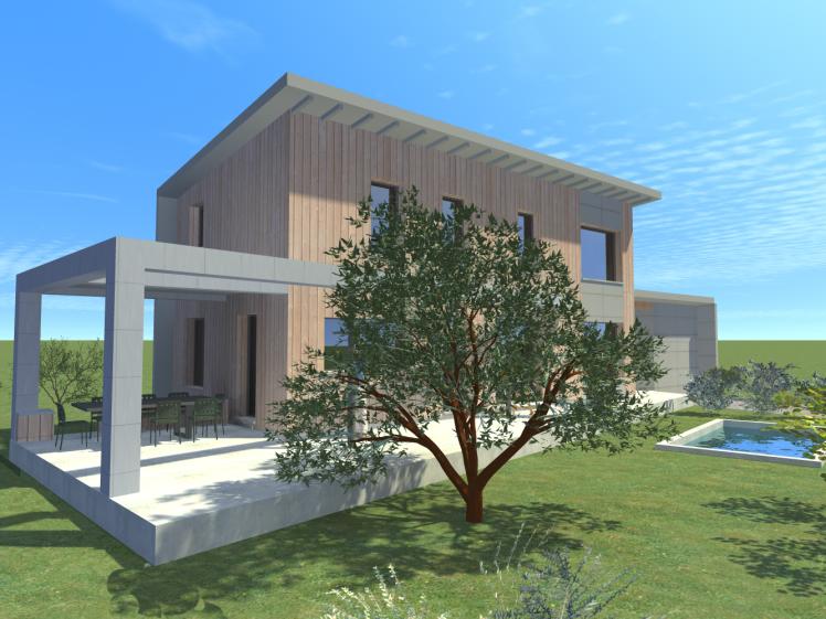 Pergola intégrée