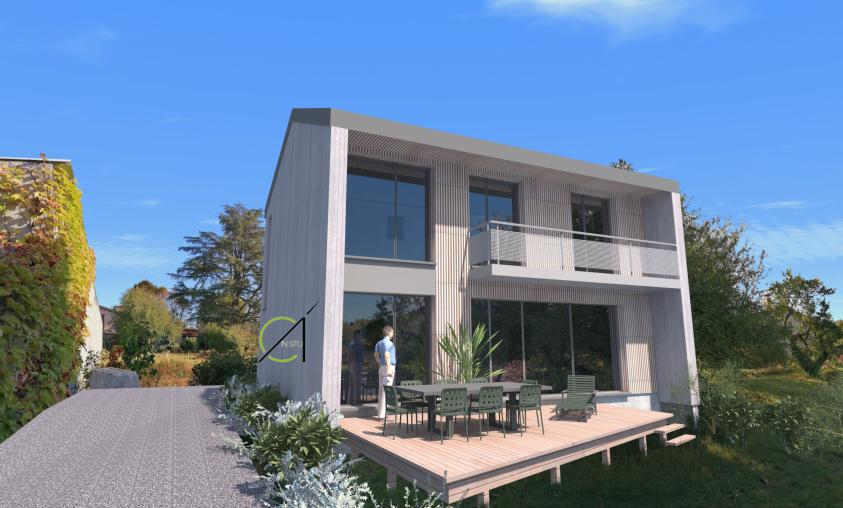 Villa bioclimatique en bois