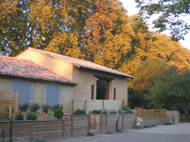 Etat final côté jardin
