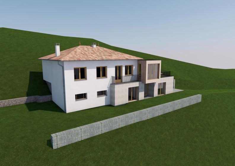 Extension moderne s'ouvrant généreusement sur les boucles de la Moselle