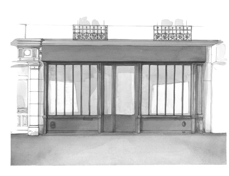 Façade principale_Aquarelle