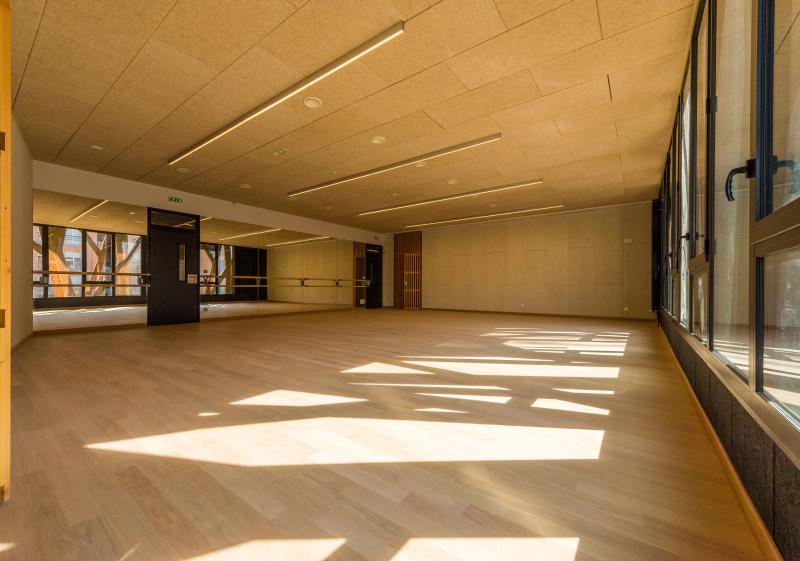 R+1 - Salle de danse  © Photos : Ecliptique – Laurent Thion