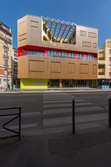 Façade avenue Gabriel Péri © ecliptique / Laurent Thion