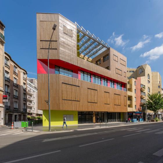 Façade avenue Gabriel Péri © ecliptique / Laurent Thion