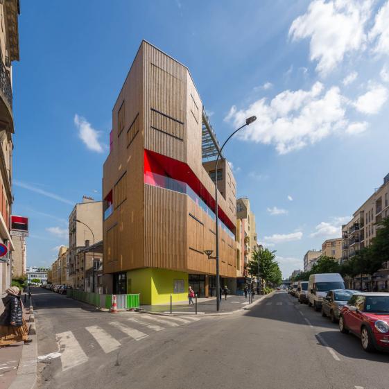 Façade angle avenue Gabriel Péri - Rue Jean © ecliptique / Laurent Thion