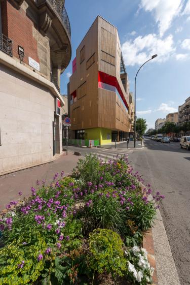 Façade angle avenue Gabriel Péri - Rue Jean © ecliptique / Laurent Thion