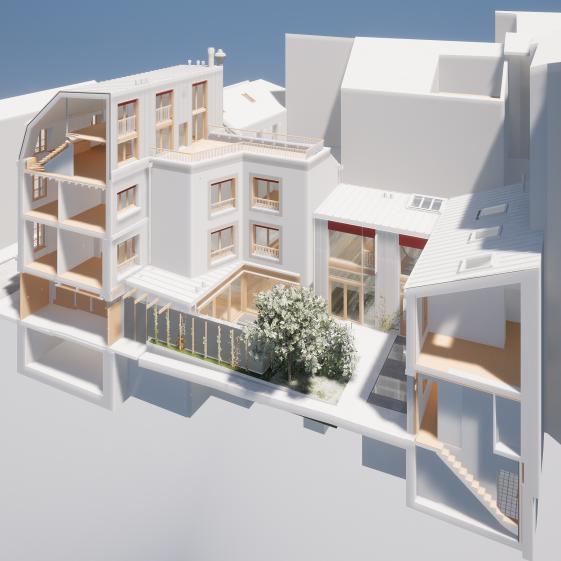Vue de la maquette BIM