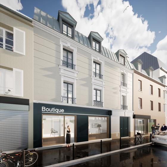 Vue sur la rue de Neuilly