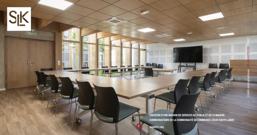 Maison de services au public à Sabres (40) | SLK-ARCHITECTES
