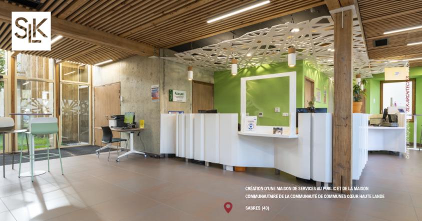 Maison de services au public à Sabres (40) | SLK-ARCHITECTES