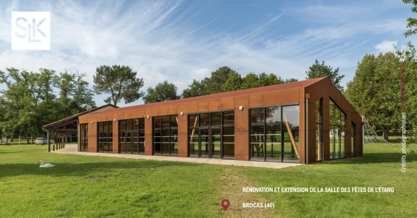 Salle des fêtes à Brocas (40) | SLK-ARCHITECTES