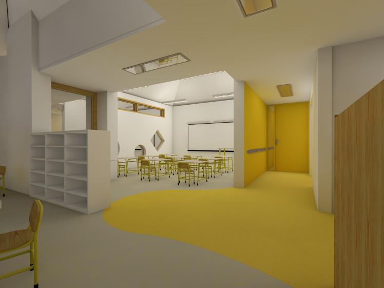Salle jaune