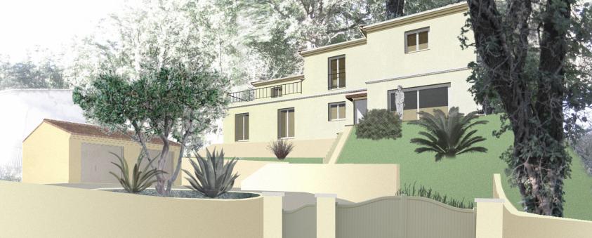 construcrion d'une villa