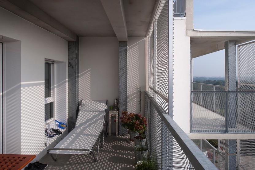 Façade Est (balcon) - Détail balcon