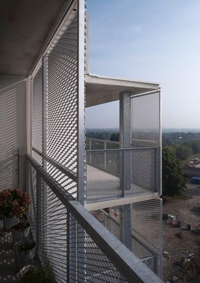 Façade Est (balcon) - Détail balcon