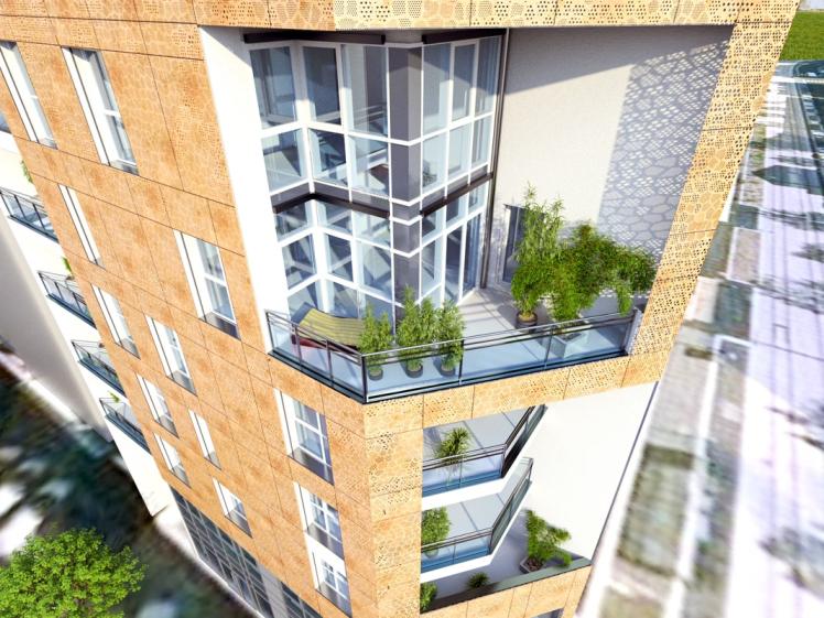 Construction de 27 logements BBC, bureaux et commerces en RDC - Le Royal à Saint