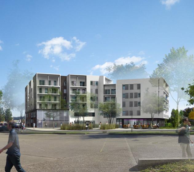 ZAC Parilly Ilot A - 64 logements locatifs sociaux BBC & une maison du Rhône - P